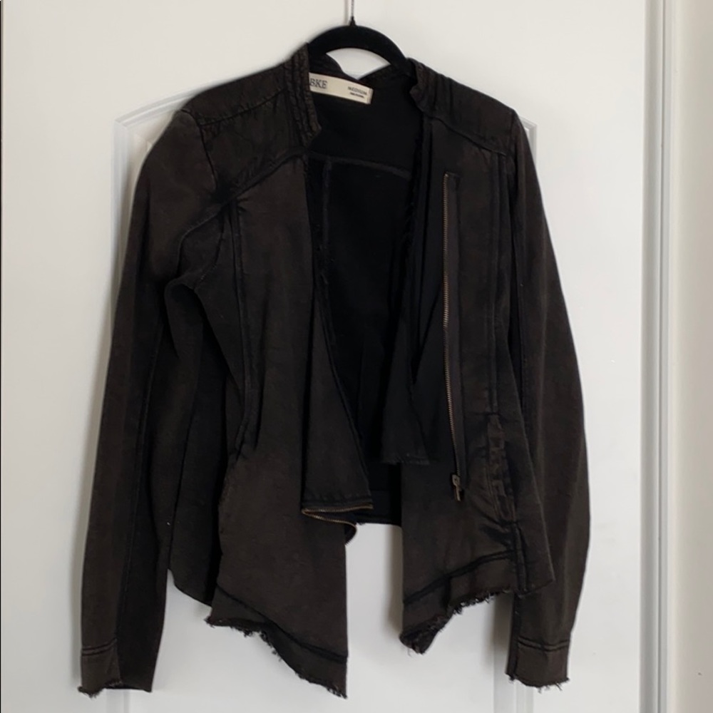 BKE Side-Zip Black Jacket